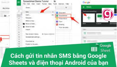 Cách gửi tin nhắn SMS bằng Google Sheets và điện thoại Android của bạn